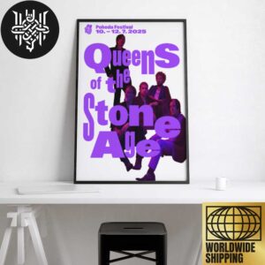 Queens Of The Stone Age Show at Pohoda Festival On 10-12 July 2025 Artwork Cover Home Decor Poster Canvas