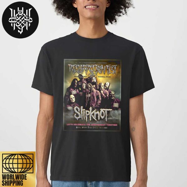 Resurrection Fest Estrella Galicia 20th Anniversary With Headline Slipknot On 25-28 June 2025 Artwork Unisex T-Shirt