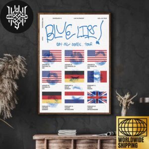 ScHoolboy Q Blue Lips Got New Songs 2025 Tour Dates Artwork Home Decor Poster Canvas