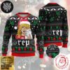 Taylor Swift Reindeer And Snowflake Pattern Xmas Gifts 2024 Ugly Christmas Sweater