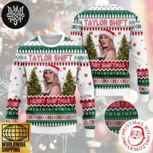 Taylor Swift Santa Merry Swiftmas Xmas Gifts 2024 Ugly Christmas Sweater