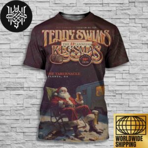 Teddy Swims 11th Annual Kegsmas 2024 In Atlanta GA Artwork All Over Print Shirt