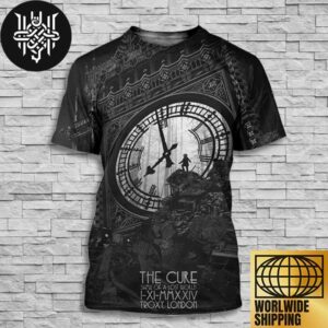 The Cure Songs Of A Lost World Live At The Troxy London On 1st November 2024 Artwork All Over Print Shirt