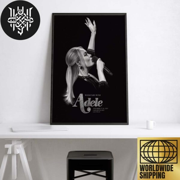 Weekends With Adele At The Colosseum At Caesars Palace In Las Vegas On November 15-16 2024 Artwork Home Decor Poster Canvas