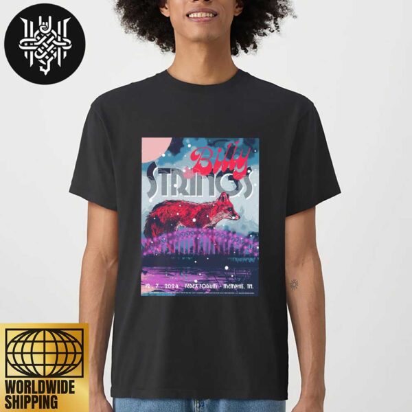 Billy Strings Concert At FedEx Forum Memphis TN On December 07 2024 Artwork Unisex T-Shirt