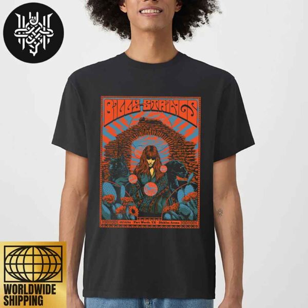 Billy Strings Fort Worth Dickies Arena On 12 December 2024 Artwork Unisex T-Shirt