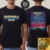 Boardwalk Rock Lineup At Ocean City MD On May 17 18 2025 Artwork Unisex T-Shirt