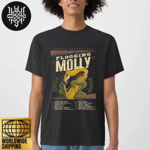 Flogging Molly Europe Summer Tour Dates 2025 Unisex T-Shirt