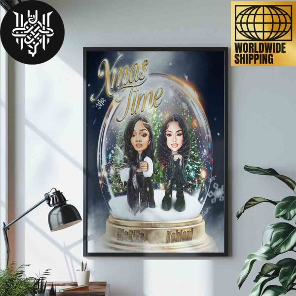 GloRilla And Kehlani New Song Xmas Time Art Cover Home Decor Poster Canvas