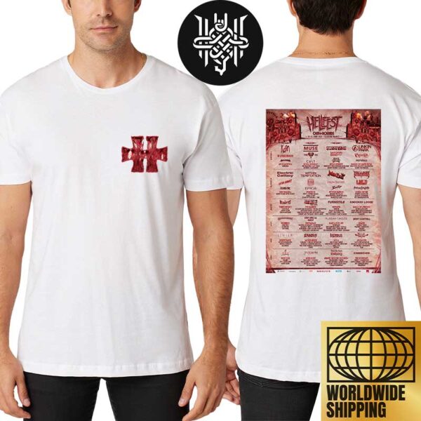 Hellfest Out Of Bounds Open Air Festival 2025 Lineup Artwork Two Sides Ver 2 Unisex T-Shirt