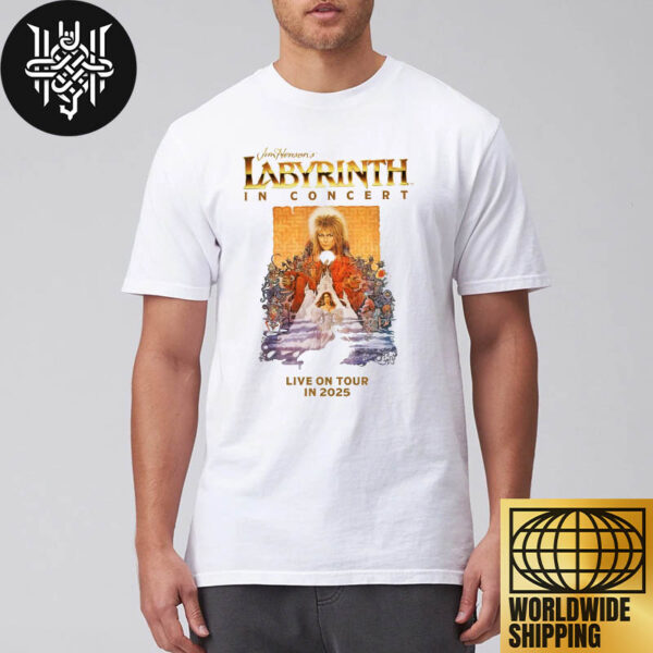 Jim Henson Labyrinth In Concert Live On Tour In 2024 Unisex T-Shirt