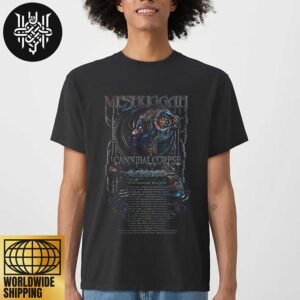 Meshuggah North America Tour Dates 2025 Artwork Unisex T-Shirt