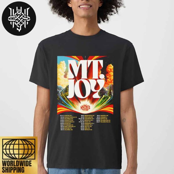 Mt. Joy 2025 Tour Dates Artwork Unisex T-Shirt