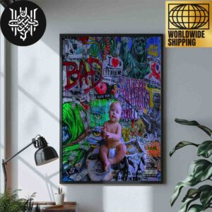 Nettspend BAD ASS FCKING KID New Album Art Cover Home Decor Poster Canvas