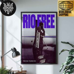 Rio Da Yung OG New Single RIO FREE Art Cover Home Decor Poster Canvas