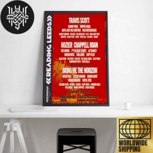 Rockstar Energy Reading And Leeds Festival 2025 Lineup Artwork Home Decor Poster Canvas