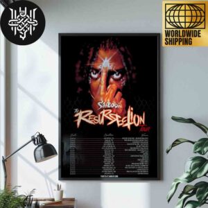 SahBabii The Resurrection Tour Dates 2025 Artwork Home Decor Poster Canvas