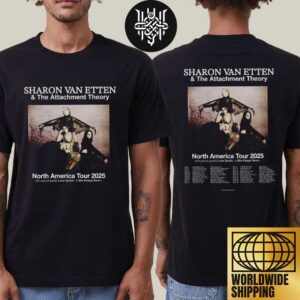 Sharon Van Etten And The Attachment Theory North America Tour 2025 Artwork Two Sides Unisex T-Shirt