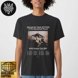 Sharon Van Etten And The Attachment Theory North America Tour 2025 Artwork Unisex T-Shirt