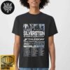 Silverstein 25 Years Of Noise Tour Dates 2025 Artwork Two Sides Unisex T-Shirt