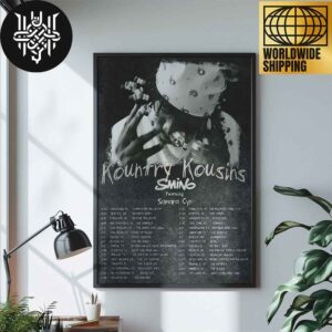 Smino And Samara Cyn Kountry Kousins Tour Dates 2025 Artwork Home Decor Poster Canvas