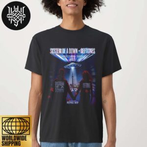 System Of A Down X Deftones North American Stadium Shows On September 3rd 2025 At Rogers Stadium Artwork Unisex T-Shirt