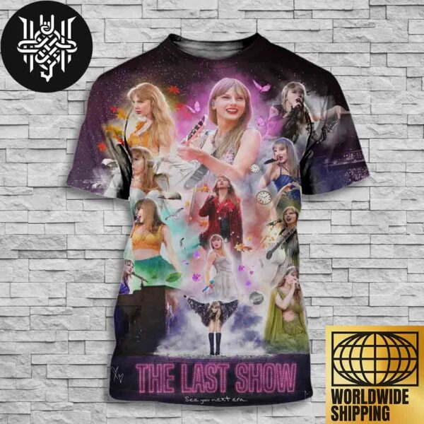 Taylor Swift The Last Show Of The Eras Tour Fan Gifts All Over Print Shirt