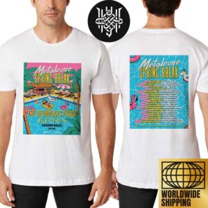 The Devil Wears Prada Band Metalcore Spring Break Tour Dates 2025 Artwork Two Sides Unisex T-Shirt