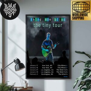 Third Eye Blind The Tiny Tour Dates 2025 Artwork Home Decor Poster Canvas