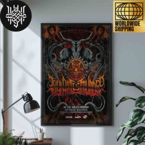 Thy Art Is Murder The Mortal Way Tour Latin America 2024 On December 08 2024 Sao Paulo Brazil Artwork Home Decor Poster Canvas