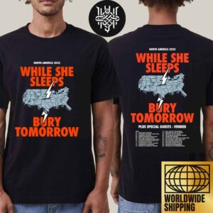 While She Sleeps X Bury Tomorrow North America 2025 Tour Dates Two Sides Unisex T-Shirt